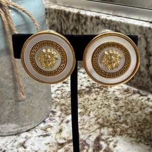 Versace Medussa Clip On Earrings